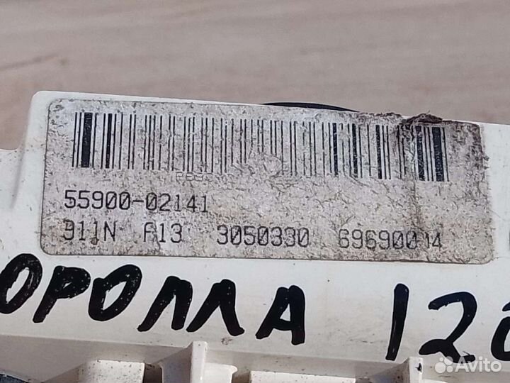 Блок управления печкой Toyota Corolla E120