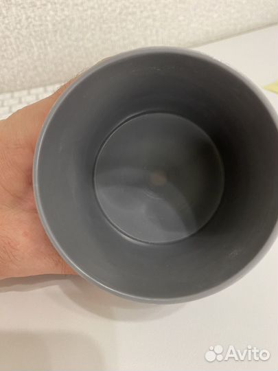 Горшок кашпо пластиковый