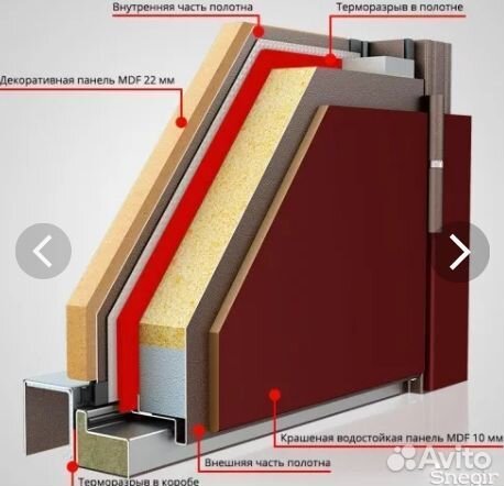 Дизайнерская входная дверь с зеркалом