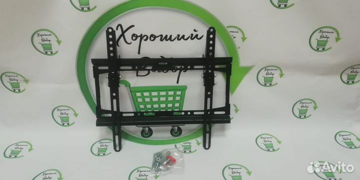 Кронштейн для тв наклонный telefunken 32-64