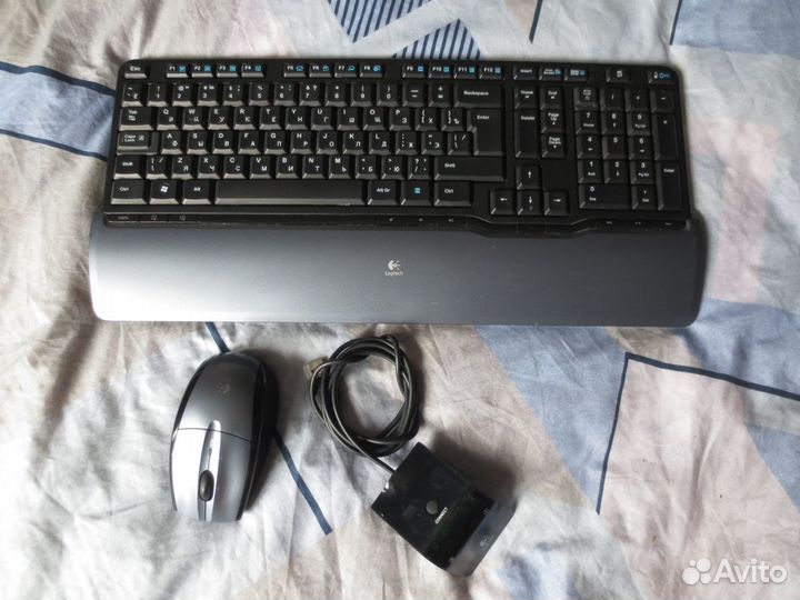 Logitech Cordless Desktop S520 Black USB