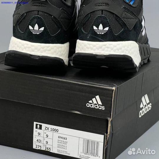 Кроссовки Adidas ZX 1000 Black (Арт.33927)