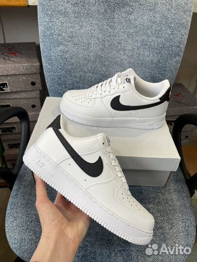 Кроссовки Nike air force 1 black white