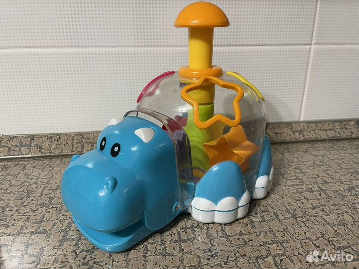 Развивающая игрушка Baby Go бегемотик- юла, Обмен