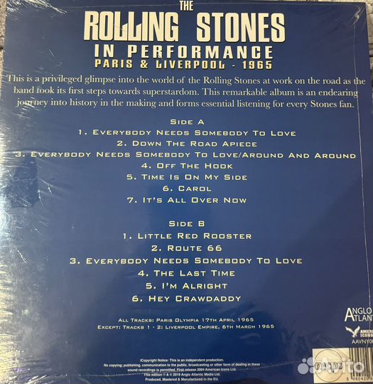 Новая Виниловая Пластинка Rolling Stones