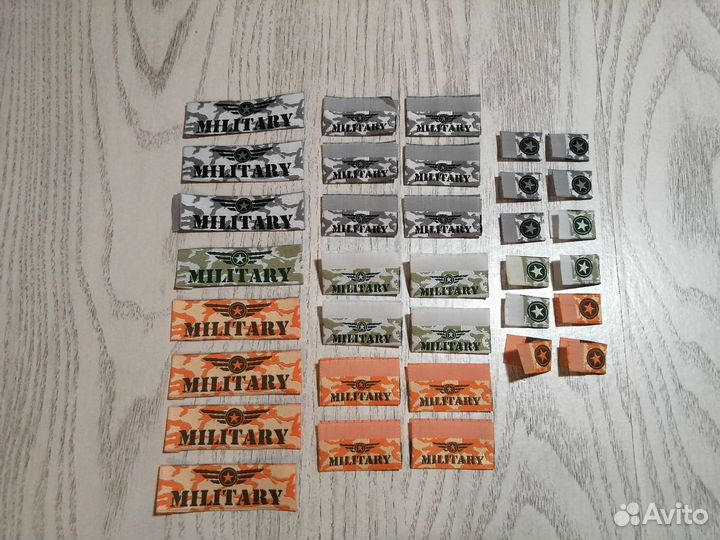 Набор жаккардовых этикеток для одежды и рукоделия