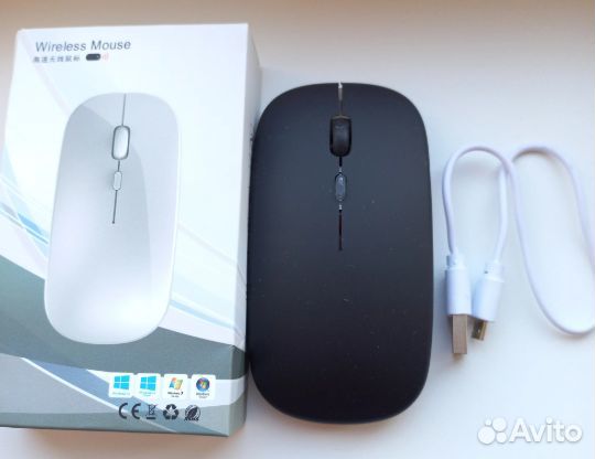 Беспроводная компьютерная мышь с RGB-подсветкой