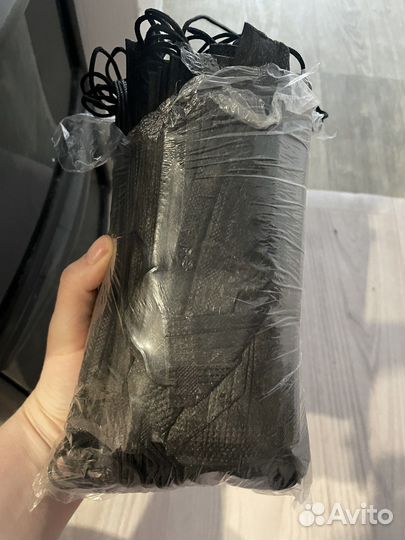 Маска медицинская черная