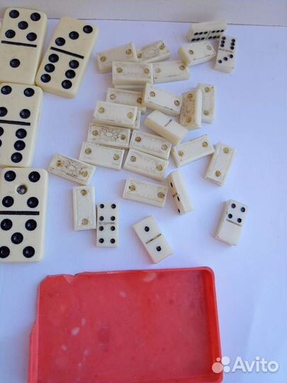 Домино карболитовое советское