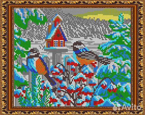 Схема на атласе для вышивания бисером «Вышивочка»