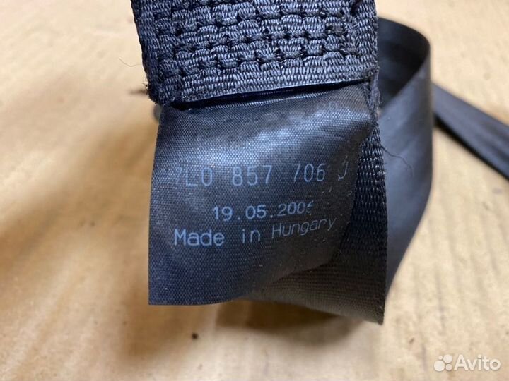 Ремень безопасности передний правый Volkswagen