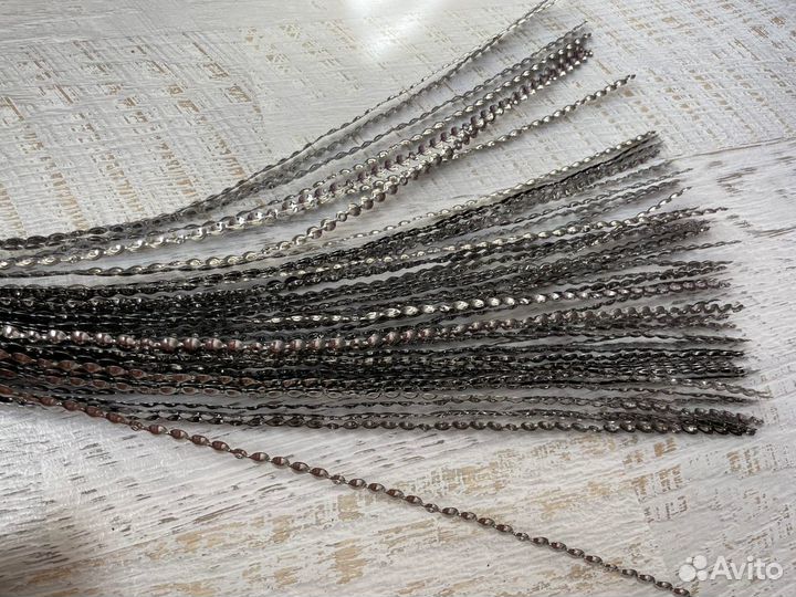 Гвоздевая металлическая лента - серебро