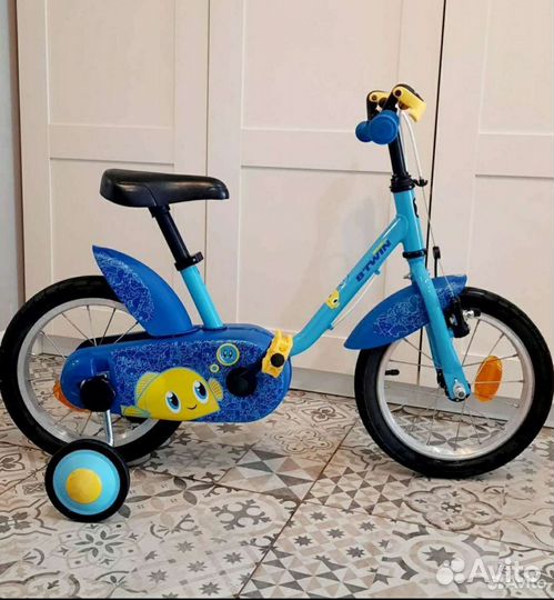 Велосипед 14 дюймов btwin декатлон