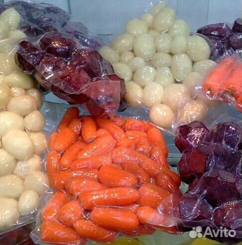 Овощи в вакумной упаковке