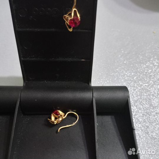 Золотые серьги СССР