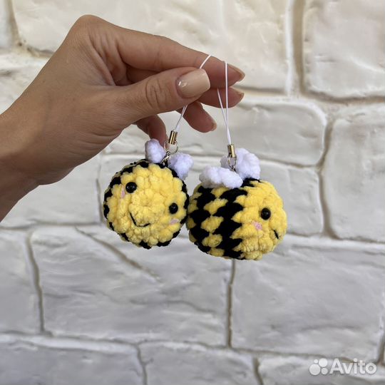 Брелоки пчелки hand made
