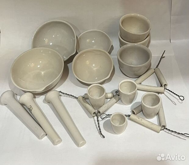 Фарфоровая лабораторная посуда