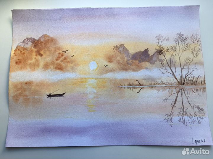 Картина акварелью 