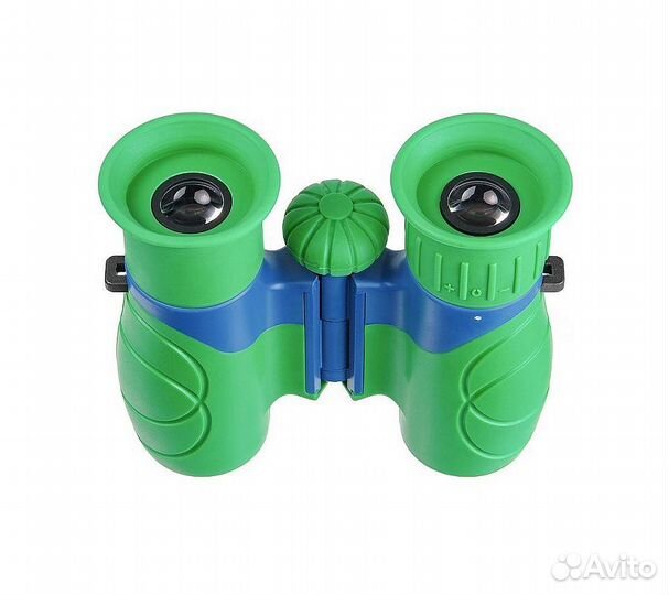 Бинокль детский Veber Эврика 6x21 зеленый/синий