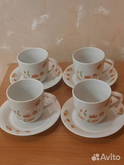 Чайный фарфоровый сервиз Коростенский
