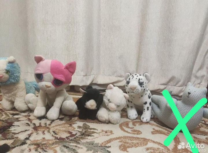 Мягкие игрушки кошки