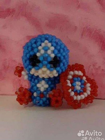 Амигуруми марвел из бисера