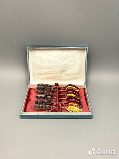 Ложки кофейные серебро