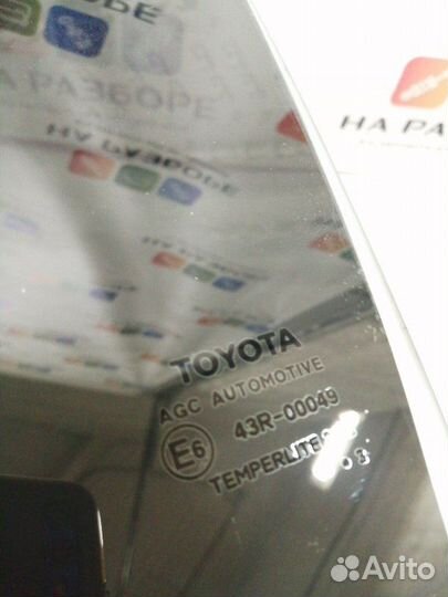 Стекло двери заднее левое Toyota Camry XV50 2GR-FE