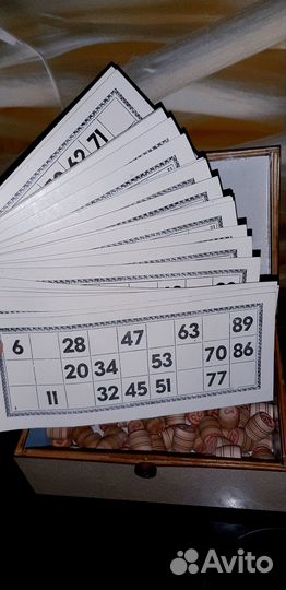 Лото деревянное /СССР