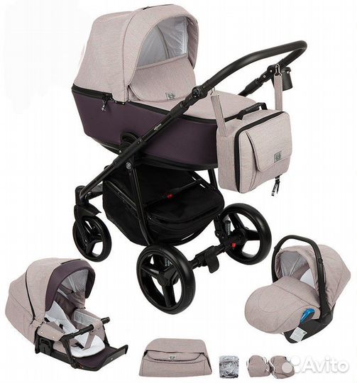 Коляска adamex 3 в 1