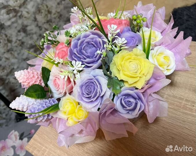 Букеты из мыла