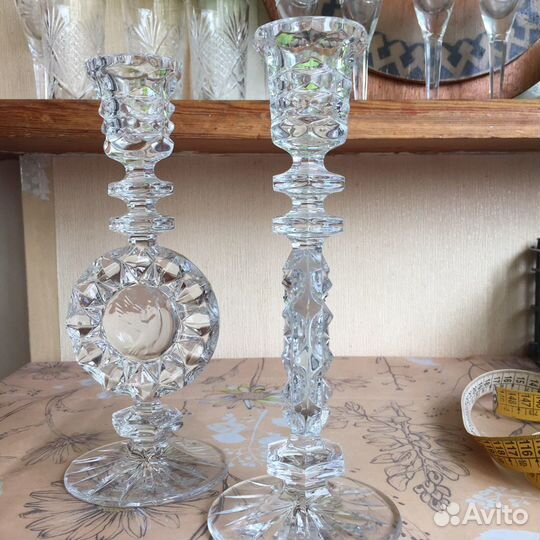 Подсвечник СССР хрусталь