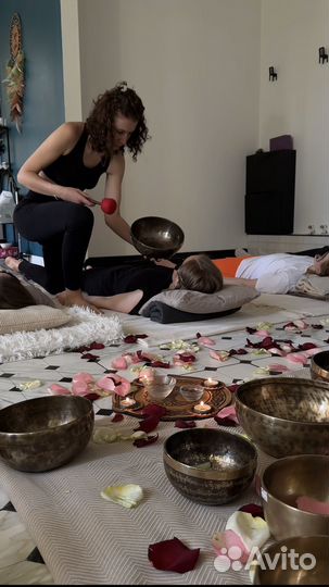 Массаж, Антистрессовый массаж, Поющие чаши