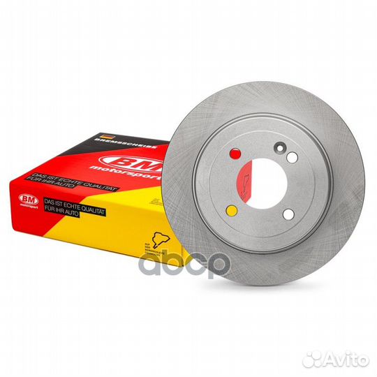 Диск тормозной зад, прав, лев BD5307 BM-Mot