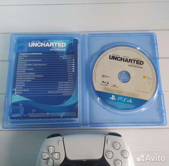 Диск PS4 Uncharted коллекция