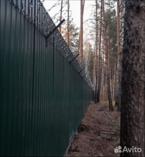 Монтаж колючая проволока егоза, акл