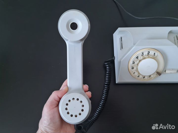 Стационарный телефон дисковый рабочий СССР