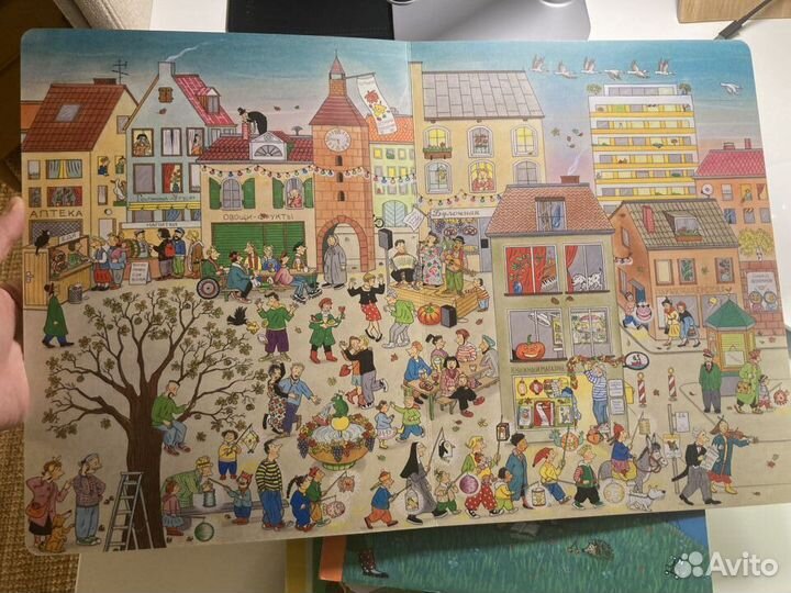 Детские книги виммельбух Ротраут Сюзанна Бернер