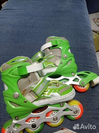 Роликовые коньки детские раздвижные