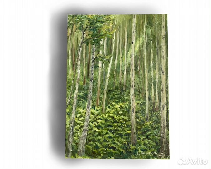 Картина маслом на холсте пейзаж