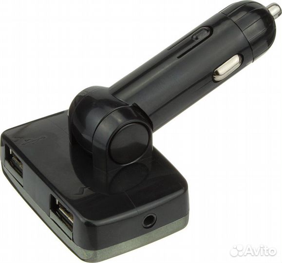 FM-модулятор CD/FM б/пам+Пульт 2USB/микроsd