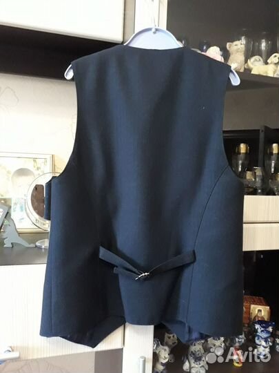 Жилет школьный синий для мальчика146