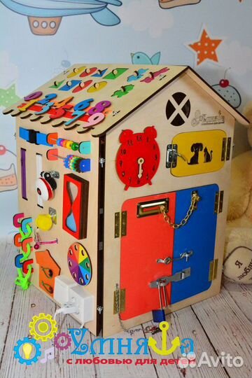 Развивающая доска бизиборд бизидом куб