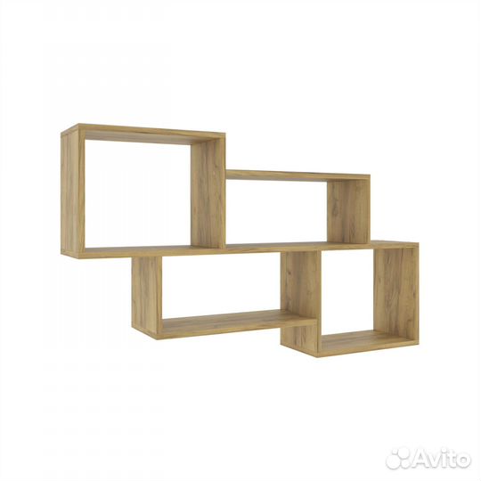 Полка настенная Universal, 110x21x65см, дуб светл