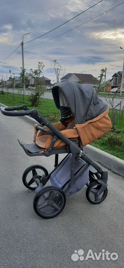 Коляска adamex 3 в 1 бу