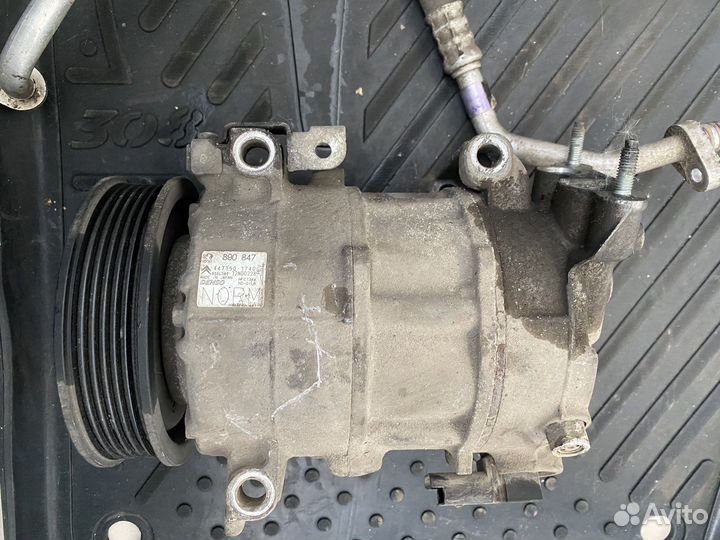 Компрессор кондиционера peugeot 308