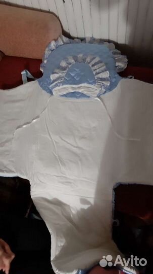 Конверт на выписку для мальчика утеплённый зимний