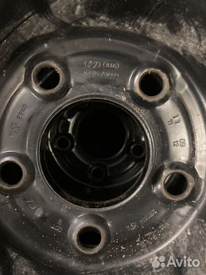 Комплект штампованных дисков Киа/Хендай