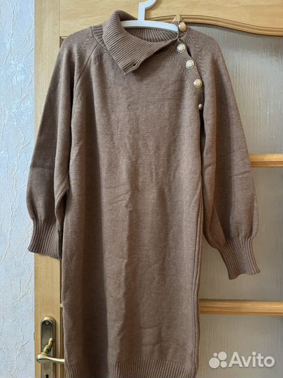 Вязаное платье