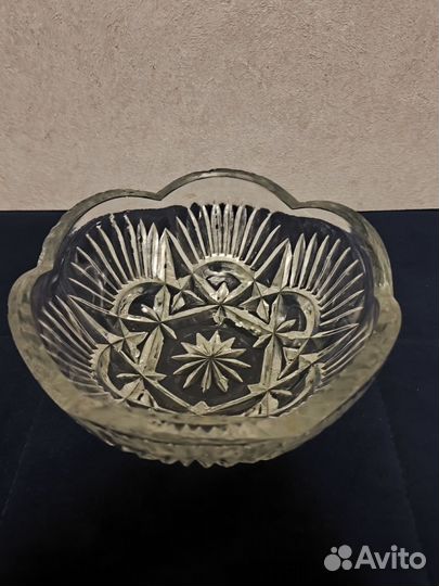 Салатник хрустальный